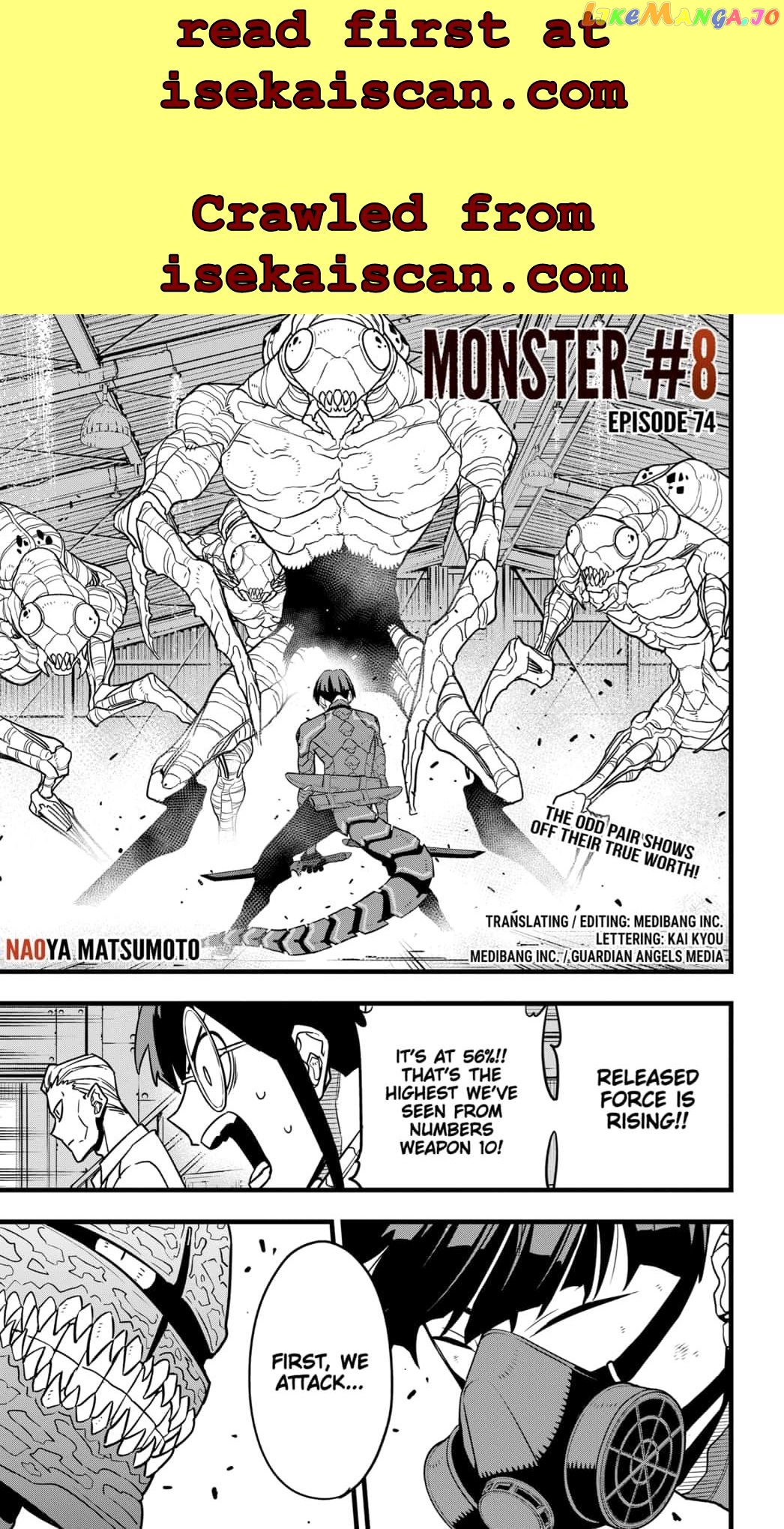Kaiju No. 8 chapter 74 image 01